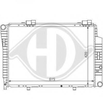 DIEDERICHS 8121150 Радіатор, охолодження двигуна