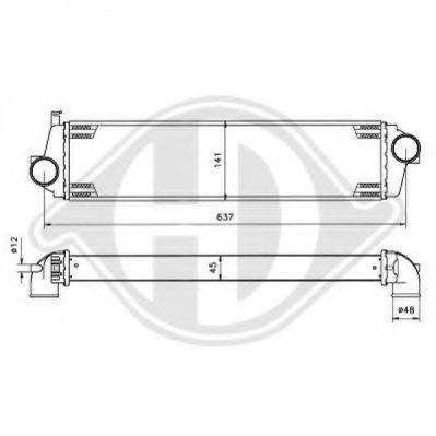 DIEDERICHS 8121307 Інтеркулер