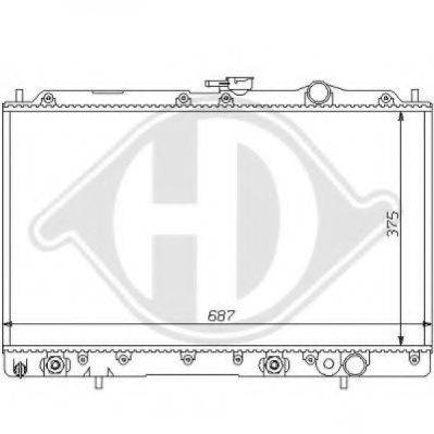 DIEDERICHS 8122113 Радіатор, охолодження двигуна