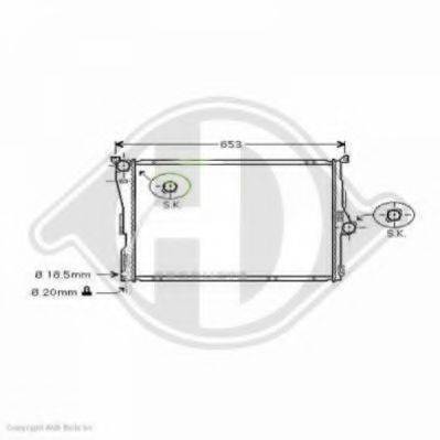 DIEDERICHS 8127503 Радіатор, охолодження двигуна