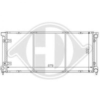 DIEDERICHS 8133108 Радіатор, охолодження двигуна