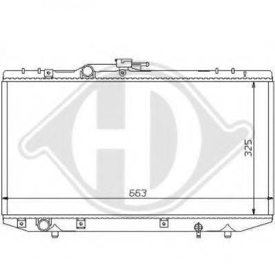 DIEDERICHS 8137137 Радіатор, охолодження двигуна