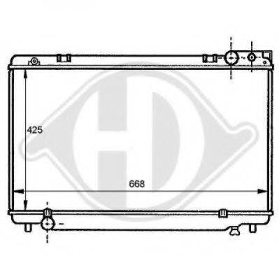 DIEDERICHS 8137168 Радіатор, охолодження двигуна