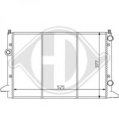 DIEDERICHS 8138146 Радіатор, охолодження двигуна