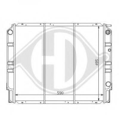 DIEDERICHS 8139122 Радіатор, охолодження двигуна