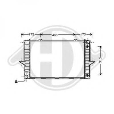 DIEDERICHS 8139125 Радіатор, охолодження двигуна