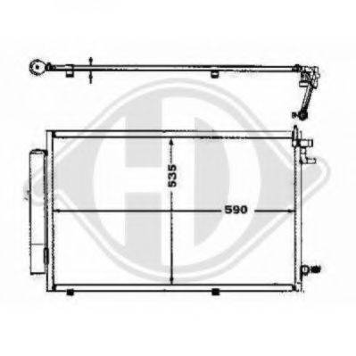 DIEDERICHS 8140500 Конденсатор, кондиціонер