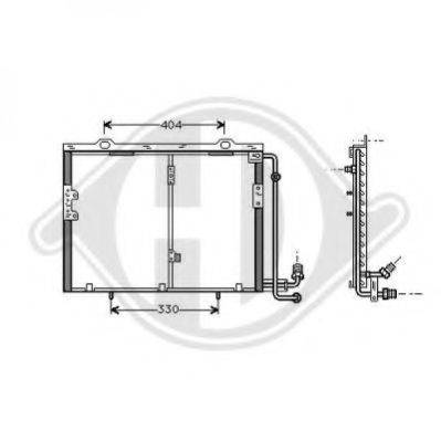 DIEDERICHS 8167002 Конденсатор, кондиціонер