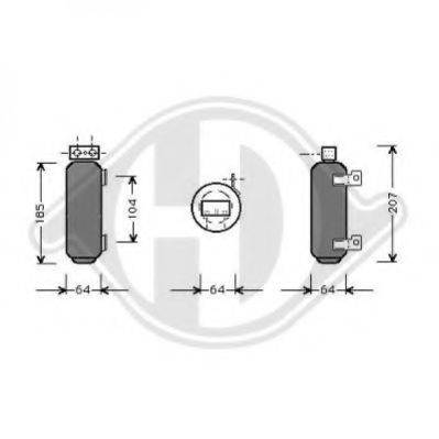 DIEDERICHS 8181201 Осушувач, кондиціонер