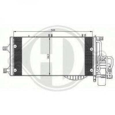 DIEDERICHS 8181302 Конденсатор, кондиціонер