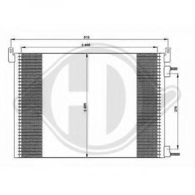 DIEDERICHS 8182520 Конденсатор, кондиціонер