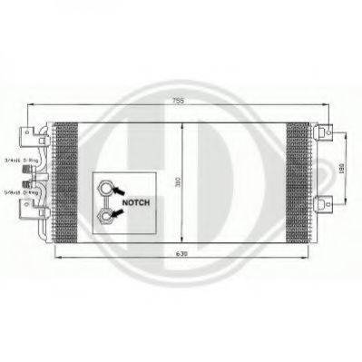 DIEDERICHS 8227000 Конденсатор, кондиціонер