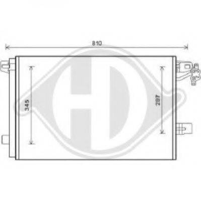 DIEDERICHS 8227300 Конденсатор, кондиціонер