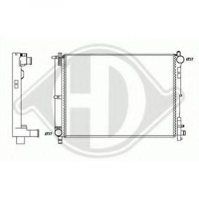 DIEDERICHS 8262207 Радіатор, охолодження двигуна