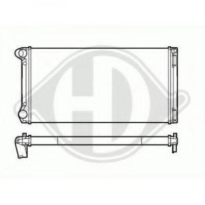 DIEDERICHS 8345404 Радіатор, охолодження двигуна