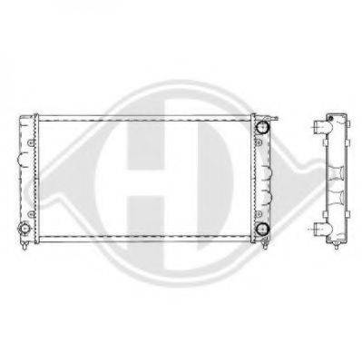 DIEDERICHS 8503081 Радіатор, охолодження двигуна