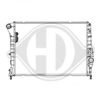 DIEDERICHS 8504101 Радіатор, охолодження двигуна