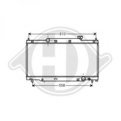 DIEDERICHS 8520820 Радіатор, охолодження двигуна