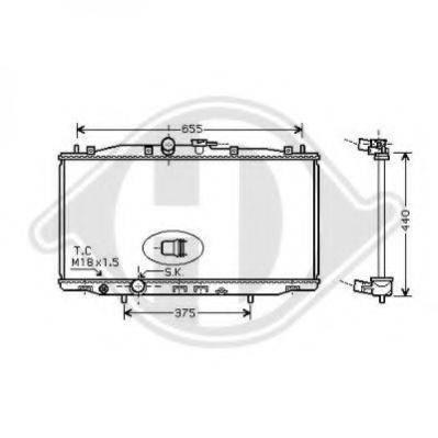 DIEDERICHS 8521905 Радіатор, охолодження двигуна