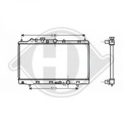 DIEDERICHS 8561705 Радіатор, охолодження двигуна