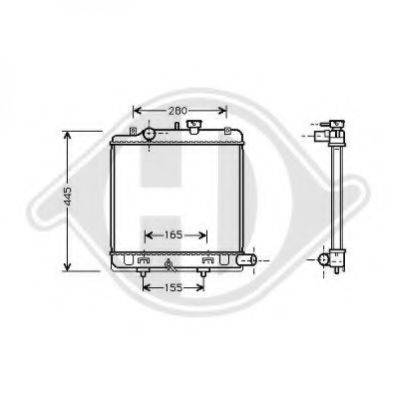 DIEDERICHS 8562505 Радіатор, охолодження двигуна