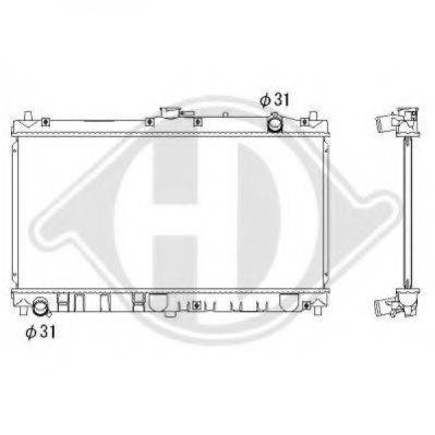 DIEDERICHS 8565105 Радіатор, охолодження двигуна