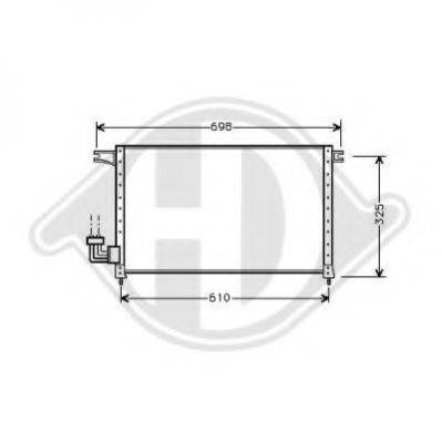 DIEDERICHS 8582200 Конденсатор, кондиціонер