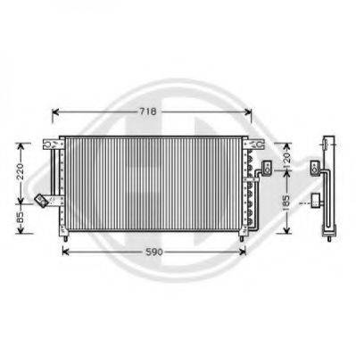 DIEDERICHS 8582300 Конденсатор, кондиціонер