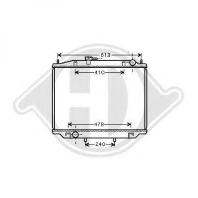 DIEDERICHS 8608206 Радіатор, охолодження двигуна