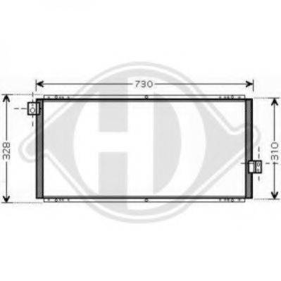 DIEDERICHS 8623101 Конденсатор, кондиціонер