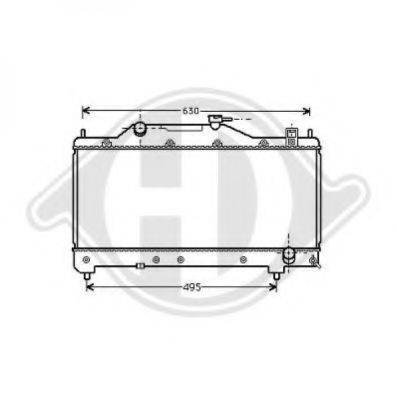 DIEDERICHS 8662305 Радіатор, охолодження двигуна