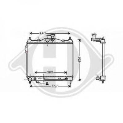 DIEDERICHS 8680507 Радіатор, охолодження двигуна