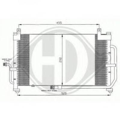 DIEDERICHS 8693000 Конденсатор, кондиціонер