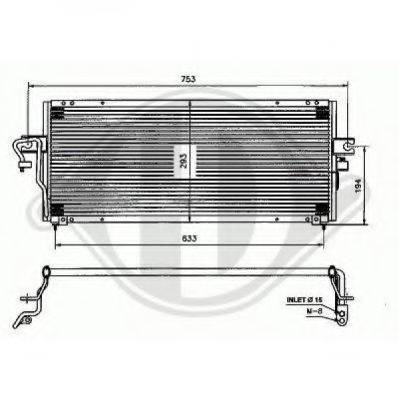 DIEDERICHS 8724111 Конденсатор, кондиціонер