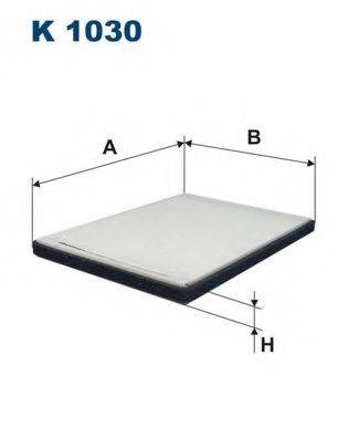 FILTRON K1030 Фільтр, повітря у внутрішньому просторі