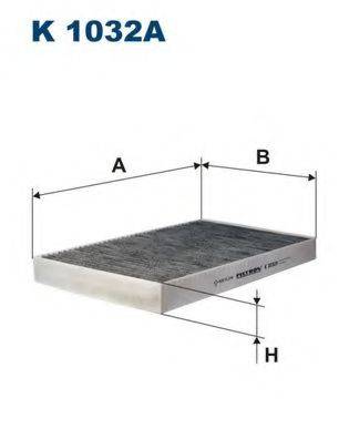 FILTRON K1032A Фільтр, повітря у внутрішньому просторі