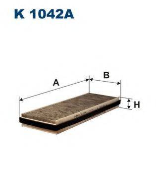 FILTRON K1042A Фільтр, повітря у внутрішньому просторі