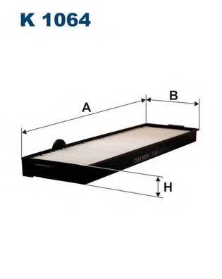 FILTRON K1064 Фільтр, повітря у внутрішньому просторі