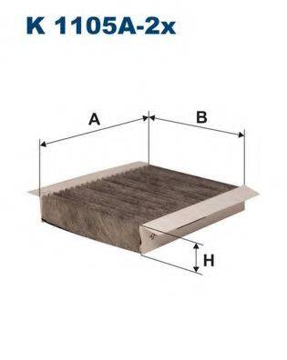 FILTRON K1105A2X Фільтр, повітря у внутрішньому просторі