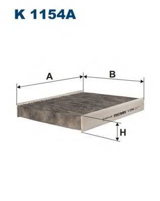 FILTRON K1154A Фільтр, повітря у внутрішньому просторі