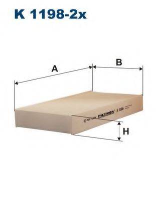 FILTRON K11982X Фільтр, повітря у внутрішньому просторі