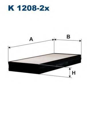 FILTRON K12082X Фільтр, повітря у внутрішньому просторі