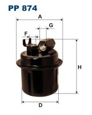 FILTRON PP874 Паливний фільтр