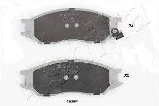 ASHIKA 5001150 Комплект гальмівних колодок, дискове гальмо