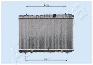 ASHIKA RDA333034 Радіатор, охолодження двигуна