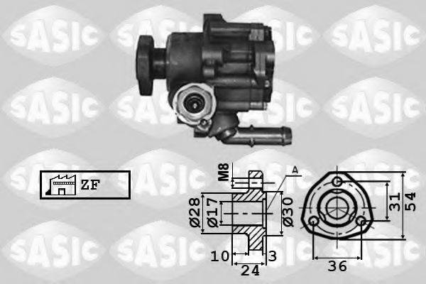 SASIC 7076009 Гідравлічний насос, кермо