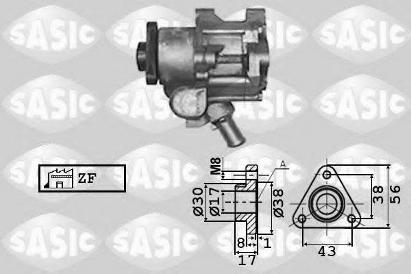 SASIC 7076022 Гідравлічний насос, кермо