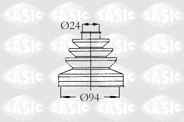 SASIC 2873493 Комплект пильника, приводний вал