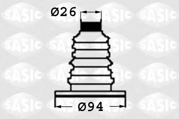 SASIC 9004718 Комплект пильника, приводний вал