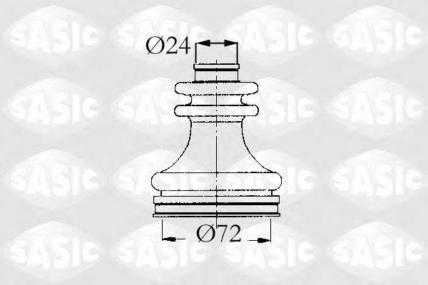 SASIC 4003449 Комплект пильника, приводний вал